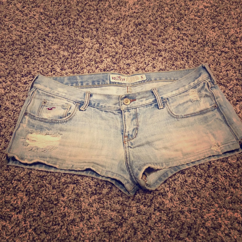 Hollister jean shorts